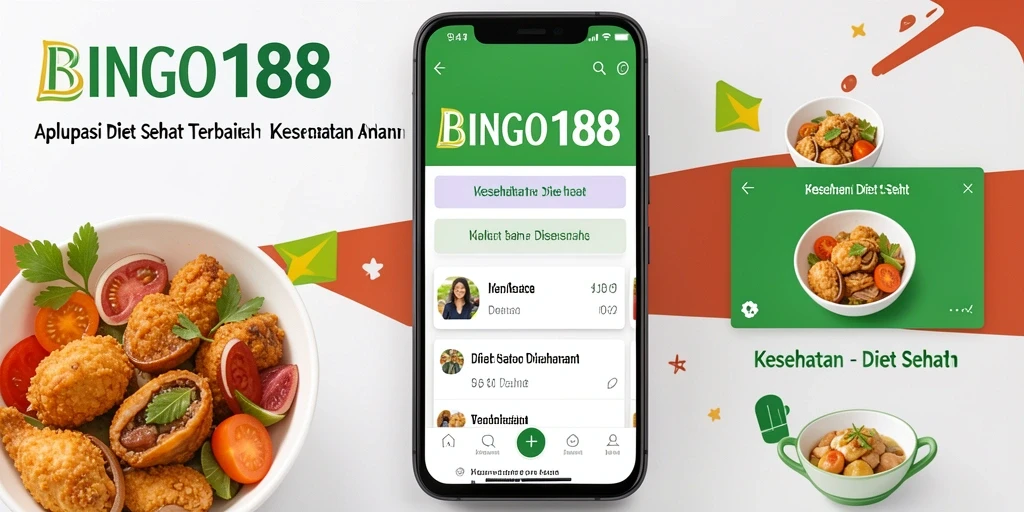 Antarmuka aplikasi BINGO188 yang user-friendly untuk diet sehat.