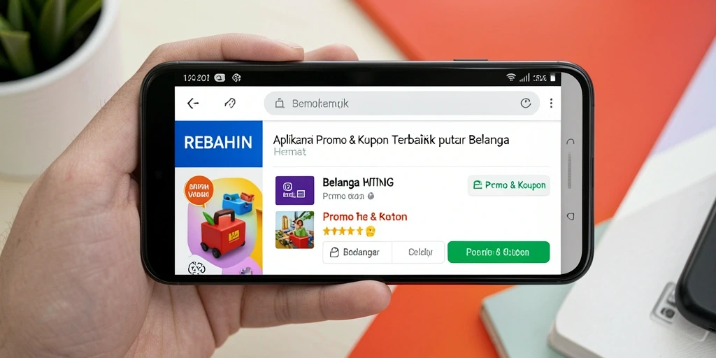 Tampilan antarmuka aplikasi REBAHIN yang user-friendly.