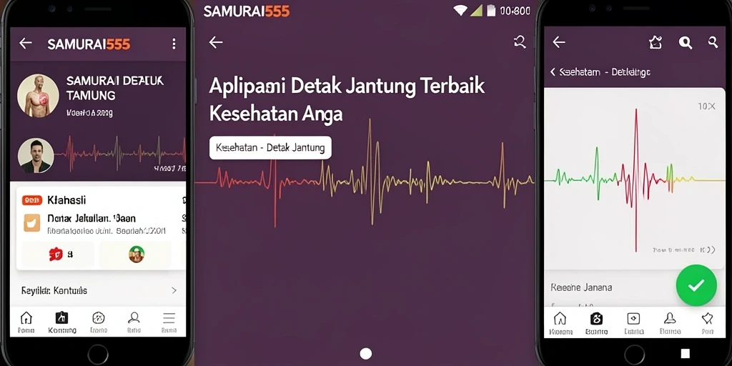 Tampilan antarmuka SAMURAI555 yang intuitif dan informatif.
