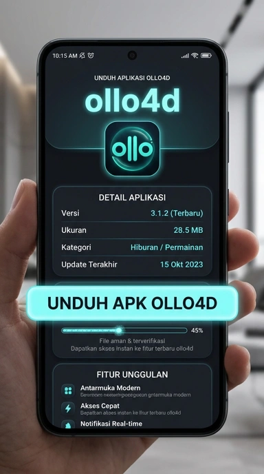 Tampilan halaman APK ollo4d