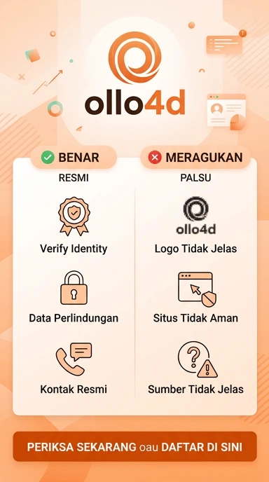 Tampilan kanal resmi ollo4d